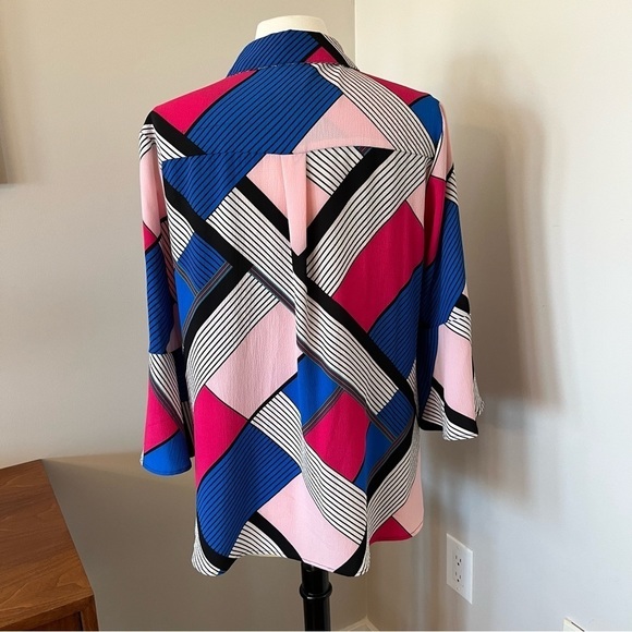 INVESTMENTS Petites Multicolour Top - Picture 4 of 6